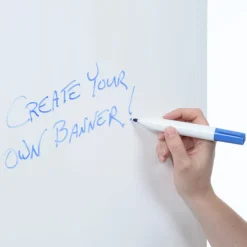 Single Foot Retractable Dry Erase Banner Display - 33-1/2 inches