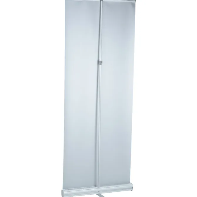 Single Foot Retractable Fabric Banner Display - 33-1/2 inches
