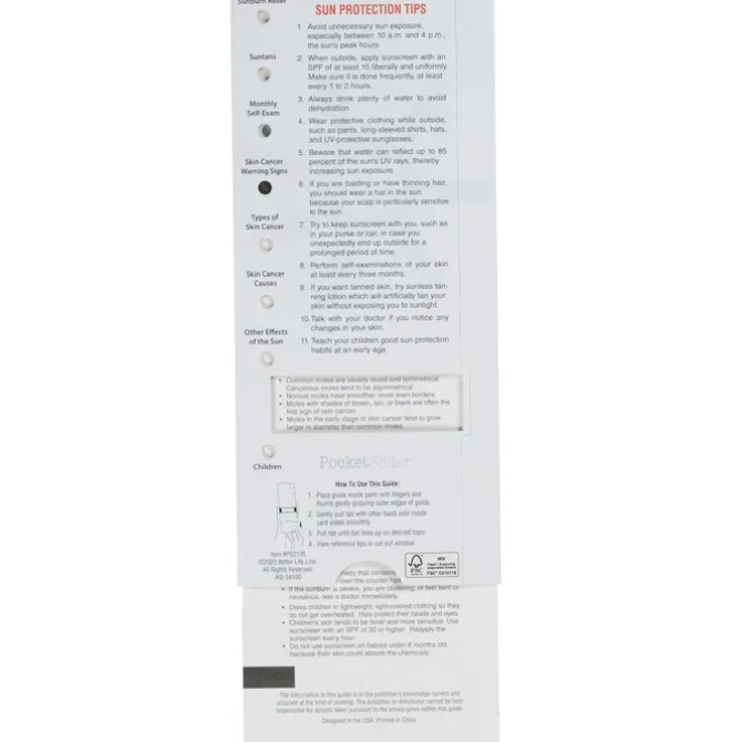 Skin & Sun Safety Pocket Slider