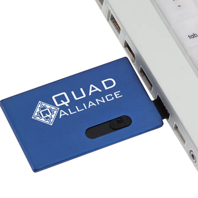 Slide Card Micro USB Drive - 4GB