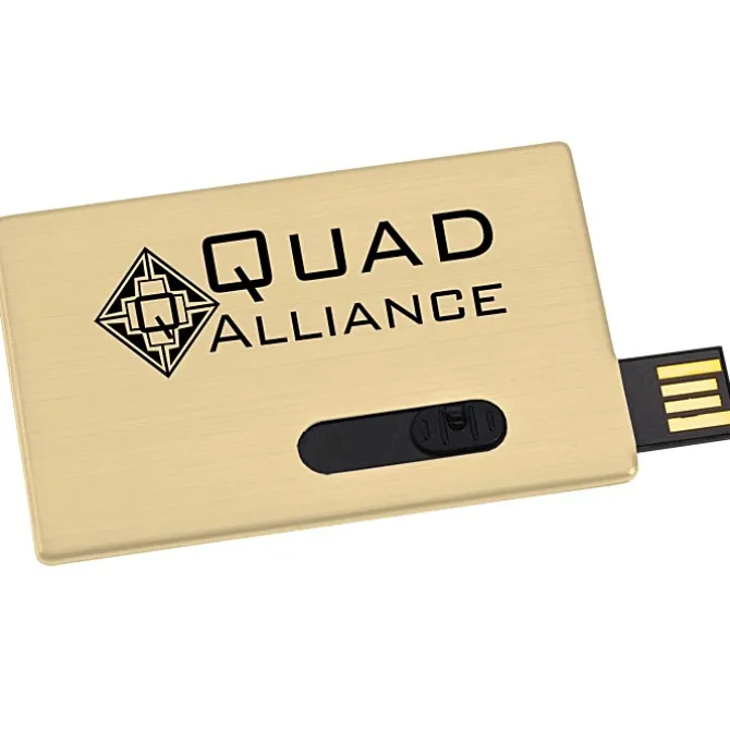 Slide Card Micro USB Drive - 4GB