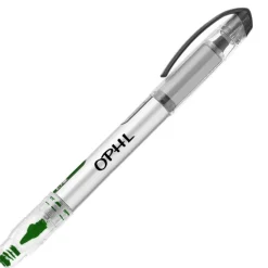 Slim Roller/Highlighter Combo Pen