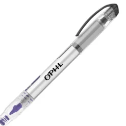 Slim Roller/Highlighter Combo Pen - 24 hr