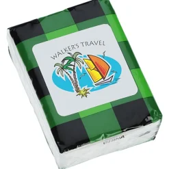 Small Tissue Packet - Plaid - 24 hr