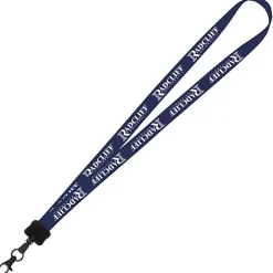 Smooth Nylon Lanyard - 3/4 inches - 36 inches - Metal Lobster Claw