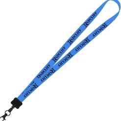 Smooth Nylon Lanyard - 3/4 inches - 36 inches - Metal Lobster Claw - 24 hr