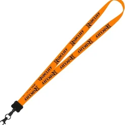 Smooth Nylon Lanyard - 3/4 inches - 36 inches - Metal Lobster Claw - 24 hr
