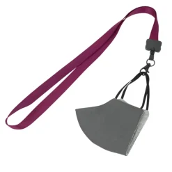 Smooth Nylon Lanyard - 3/4 inches - 36 inches - Metal Lobster Claw - 24 hr