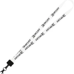 Smooth Nylon Lanyard - 3/4 inches - 36 inches - Metal Lobster Claw - 24 hr