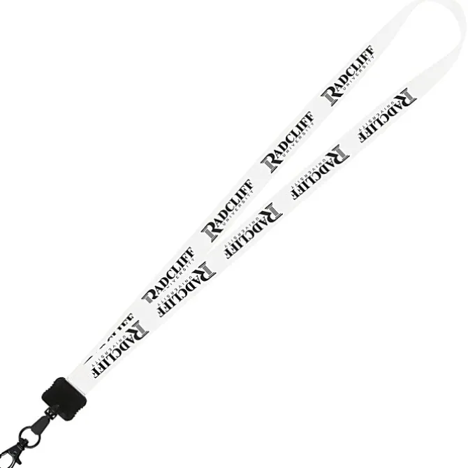 Smooth Nylon Lanyard - 3/4 inches - 36 inches - Metal Lobster Claw - 24 hr