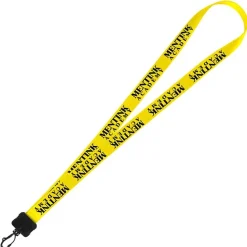 Smooth Nylon Lanyard - 3/4 inches - 32 inches - Plastic Swivel Snap Hook - 24 hr