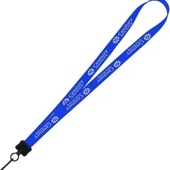 Smooth Nylon Lanyard - 3/4 inches - 36 inches - Metal Swivel Snap Hook