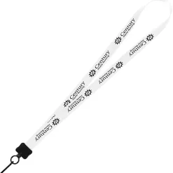 Smooth Nylon Lanyard - 3/4 inches - 36 inches - Metal Swivel Snap Hook