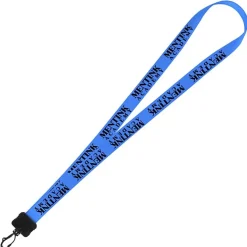 Smooth Nylon Lanyard - 3/4 inches - 36 inches - Plastic Swivel Snap Hook