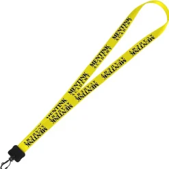 Smooth Nylon Lanyard - 3/4 inches - 32 inches - Plastic Swivel Snap Hook