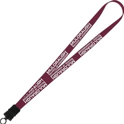 Smooth Nylon Lanyard - 3/4 inches - 36 inches - Snap Buckle Release