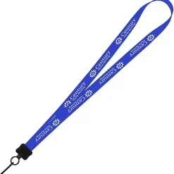 Smooth Nylon Lanyard - 3/4 inches - 36 inches - Metal Swivel Snap Hook - 24 hr