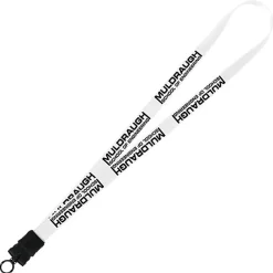 Smooth Nylon Lanyard - 3/4 inches - 32 inches - Snap Buckle Release