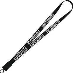 Smooth Nylon Lanyard - 3/4 inches - 32 inches - Snap Buckle Release
