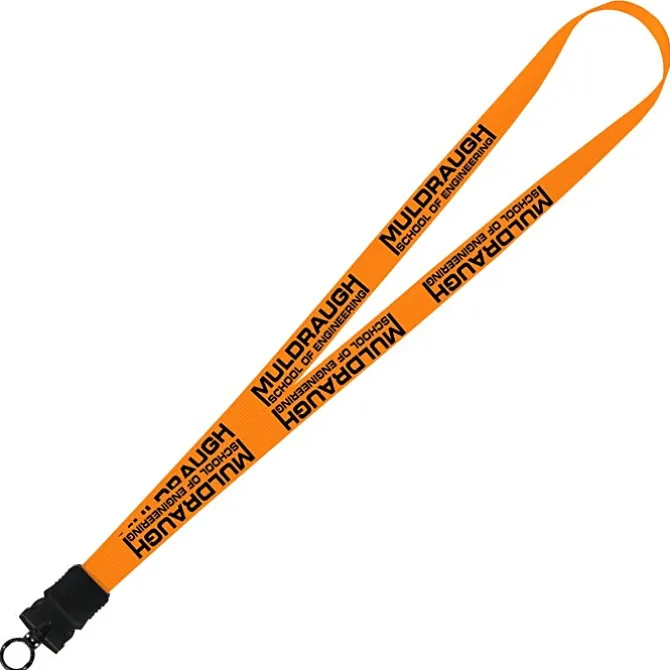 Smooth Nylon Lanyard - 3/4 inches - 32 inches - Snap Buckle Release