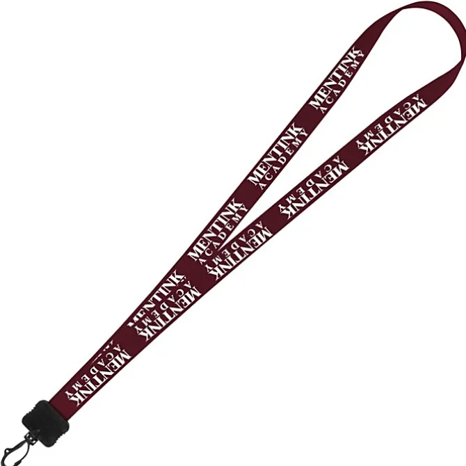 Smooth Nylon Lanyard - 3/4 inches - 36 inches - Plastic Swivel Snap Hook - 24 hr