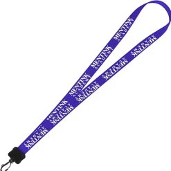 Smooth Nylon Lanyard - 3/4 inches - 36 inches - Plastic Swivel Snap Hook - 24 hr