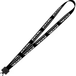 Smooth Nylon Lanyard - 3/4 inches - 32 inches - Plastic O-Ring