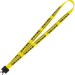 Smooth Nylon Lanyard - 3/4 inches - 32 inches - Plastic O-Ring