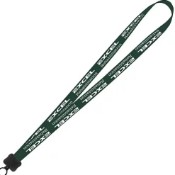 Smooth Nylon Lanyard - 3/4 inches - 32 inches - Plastic O-Ring
