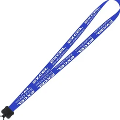 Smooth Nylon Lanyard - 3/4 inches - 34 inches - Plastic O-Ring - 24 hr