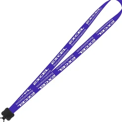 Smooth Nylon Lanyard - 3/4 inches - 34 inches - Plastic O-Ring - 24 hr