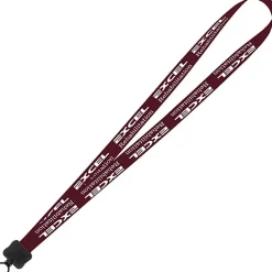 Smooth Nylon Lanyard - 3/4 inches - 34 inches - Plastic O-Ring - 24 hr