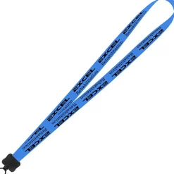 Smooth Nylon Lanyard - 3/4 inches - 34 inches - Plastic O-Ring - 24 hr