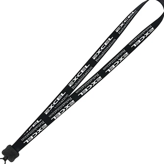 Smooth Nylon Lanyard - 3/4 inches - 34 inches - Plastic O-Ring - 24 hr