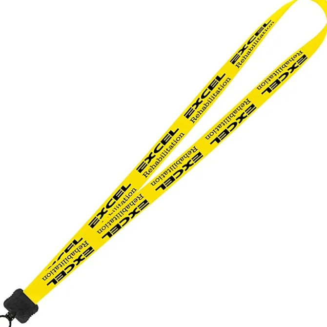 Smooth Nylon Lanyard - 3/4 inches - 34 inches - Plastic O-Ring - 24 hr