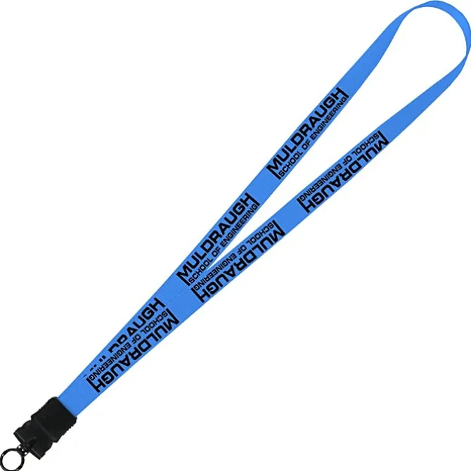 Smooth Nylon Lanyard - 3/4 inches - 36 inches - Snap Buckle Release - 24 hr
