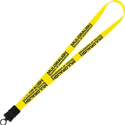Smooth Nylon Lanyard - 3/4 inches - 36 inches - Snap Buckle Release - 24 hr