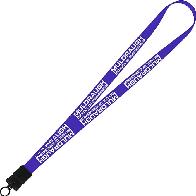 Smooth Nylon Lanyard - 3/4 inches - 36 inches - Snap Buckle Release - 24 hr
