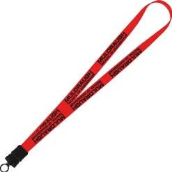 Smooth Nylon Lanyard - 3/4 inches - 36 inches - Snap Buckle Release - 24 hr