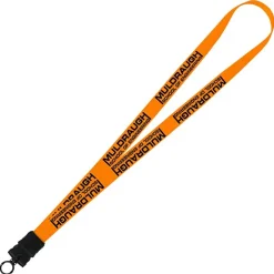 Smooth Nylon Lanyard - 3/4 inches - 36 inches - Snap Buckle Release - 24 hr