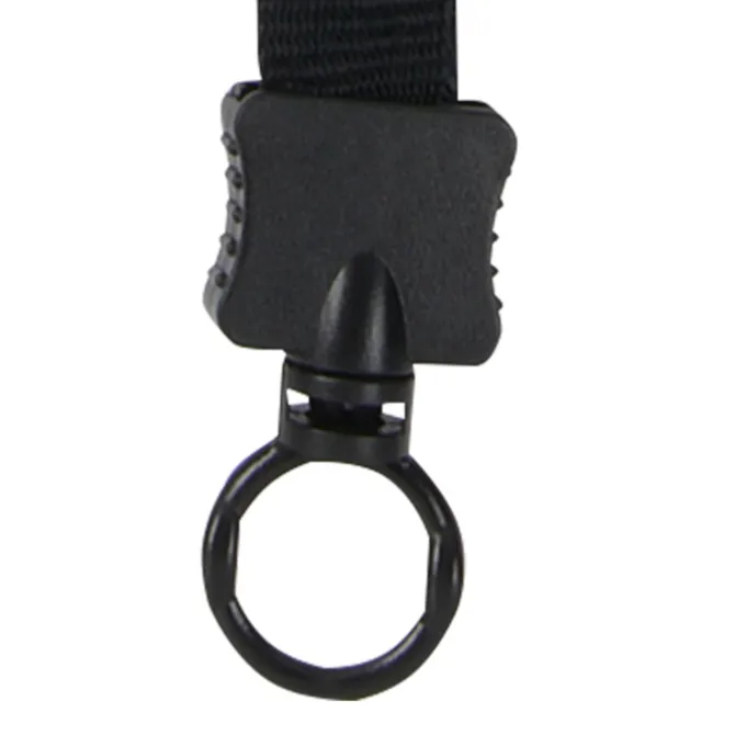 Smooth Nylon Lanyard - 3/4 inches - 36 inches - Plastic O-Ring