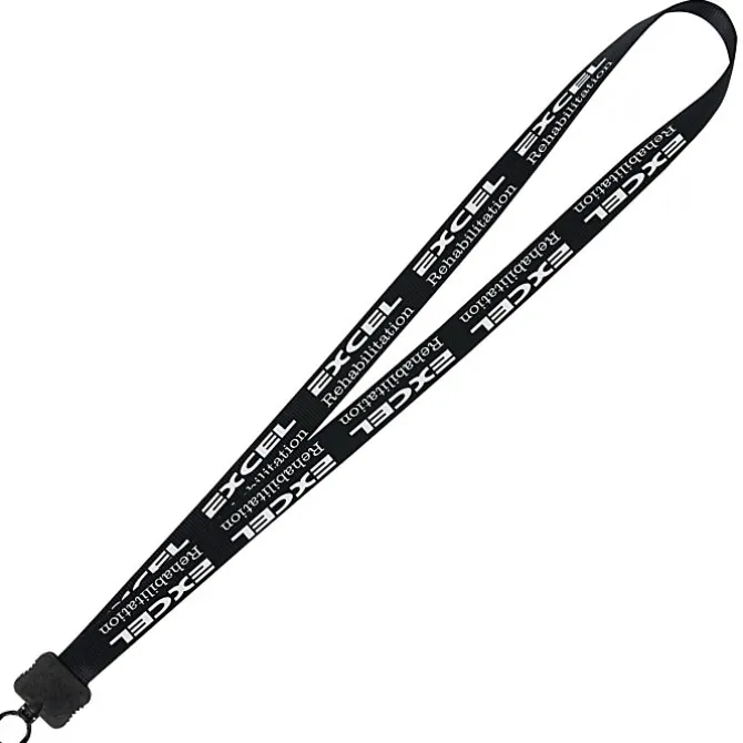 Smooth Nylon Lanyard - 3/4 inches - 36 inches - Plastic O-Ring