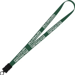 Smooth Nylon Lanyard - 3/4 inches - 34 inches - Snap Buckle Release