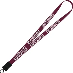 Smooth Nylon Lanyard - 3/4 inches - 34 inches - Snap Buckle Release
