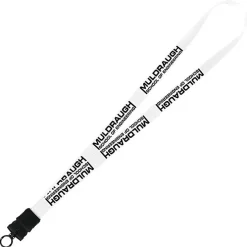 Smooth Nylon Lanyard - 3/4 inches - 34 inches - Snap Buckle Release