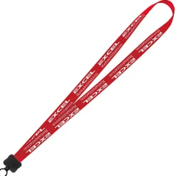 Smooth Nylon Lanyard - 3/4 inches - 32 inches - Plastic O-Ring - 24 hr