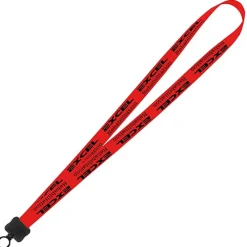 Smooth Nylon Lanyard - 3/4 inches - 32 inches - Plastic O-Ring - 24 hr