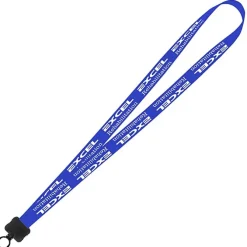 Smooth Nylon Lanyard - 3/4 inches - 32 inches - Plastic O-Ring - 24 hr