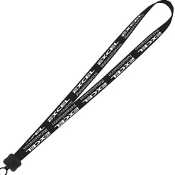 Smooth Nylon Lanyard - 3/4 inches - 36 inches - Plastic O-Ring - 24 hr