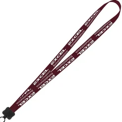 Smooth Nylon Lanyard - 3/4 inches - 36 inches - Plastic O-Ring - 24 hr